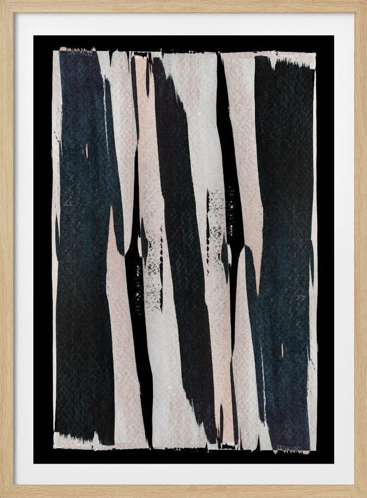 Monochrome Streifen | Poster