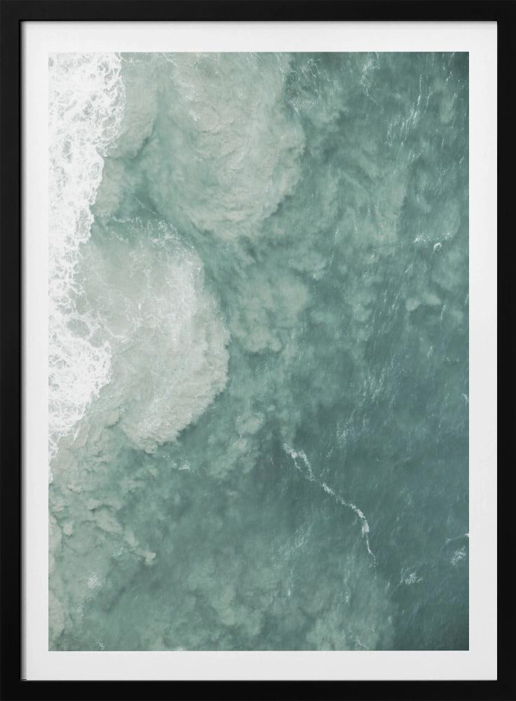 Ocean's Gentle Swirl | Poster