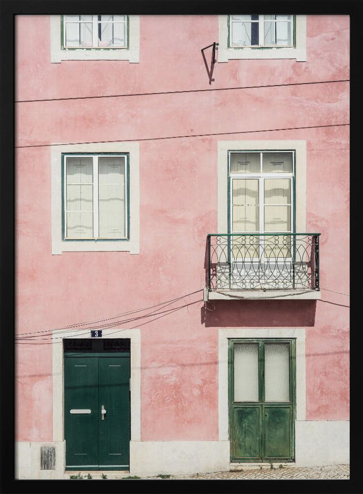 Rosa Fassadenharmonie | Poster