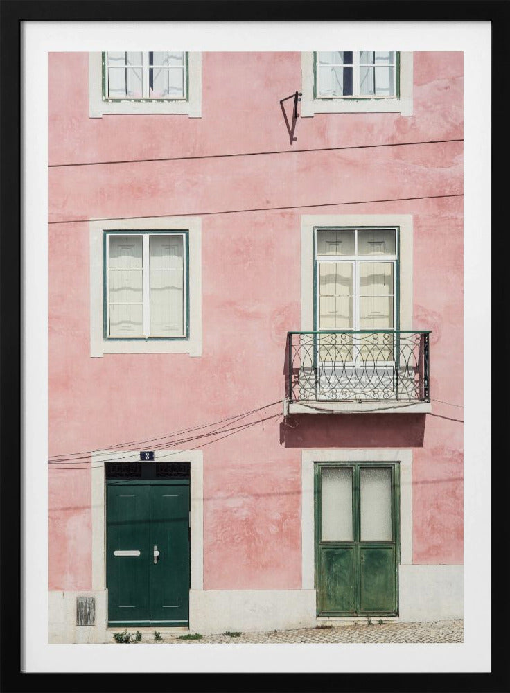 Rosa Fassadenharmonie | Poster