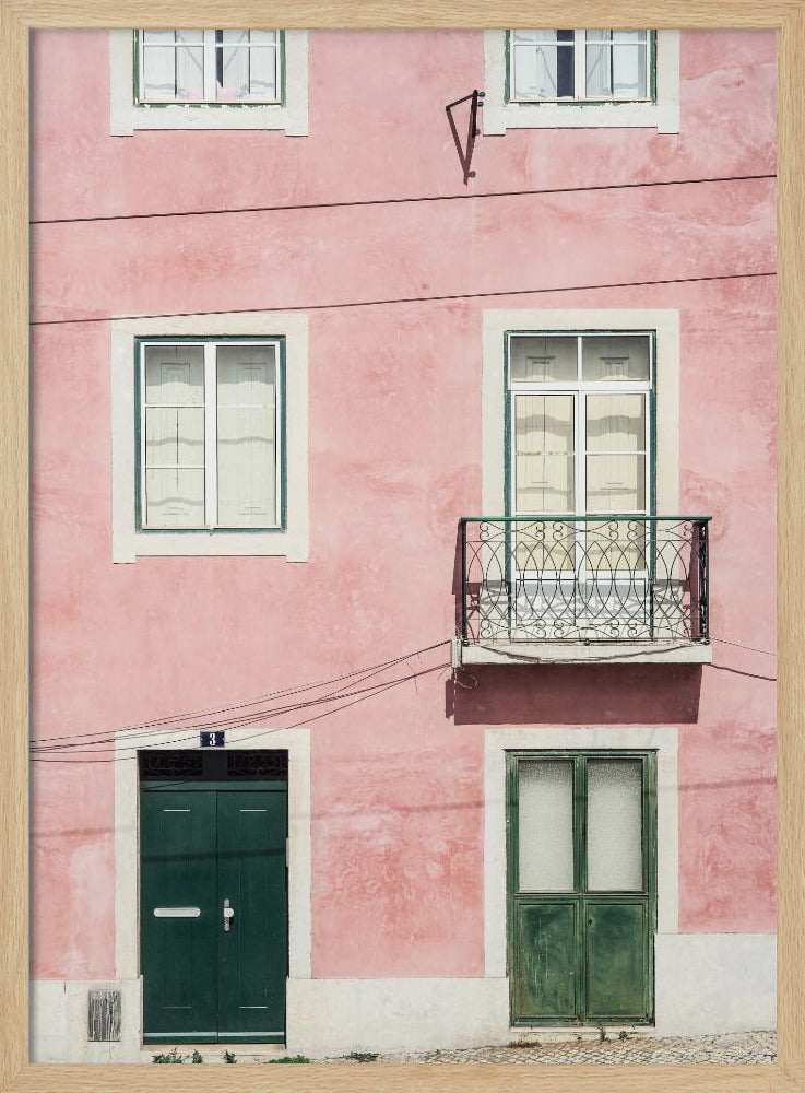 Rosa Fassadenharmonie | Poster