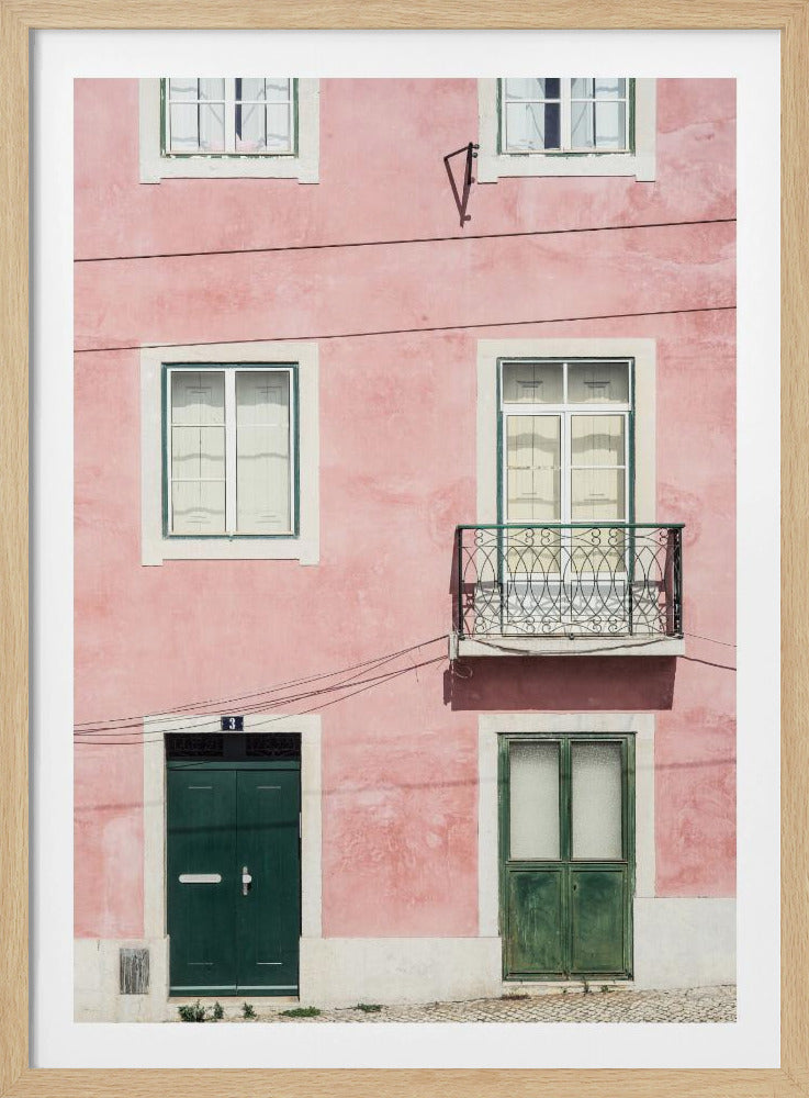 Rosa Fassadenharmonie | Poster