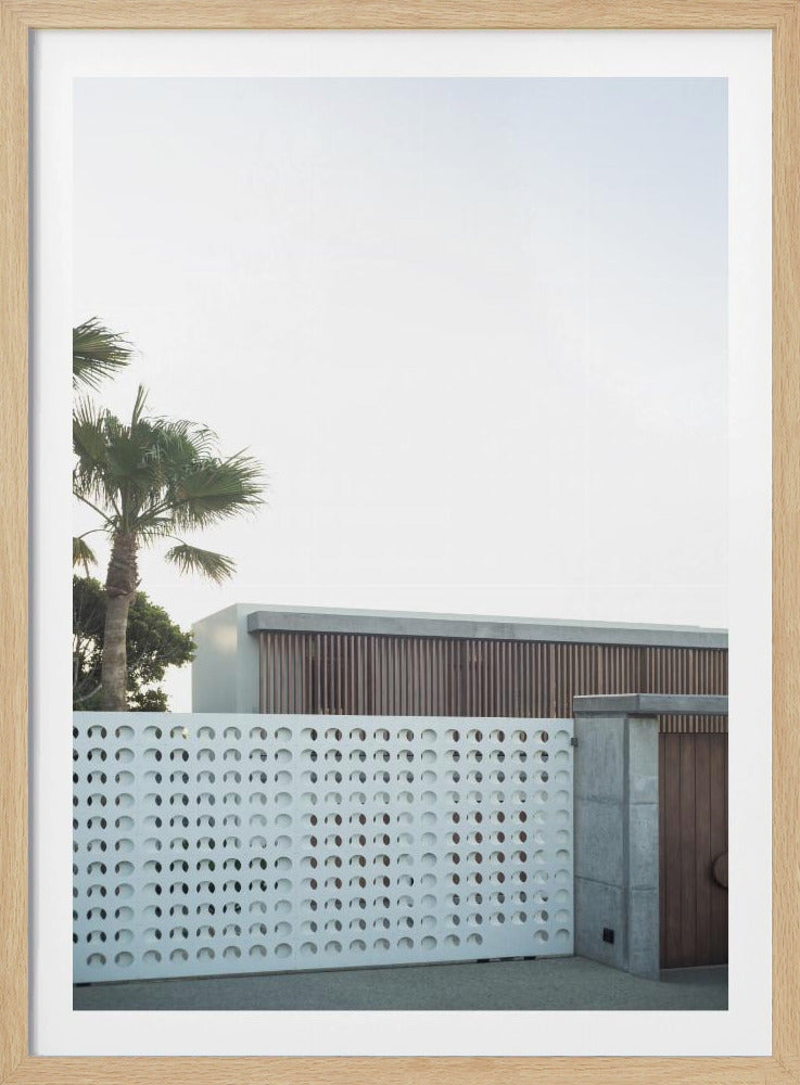 Moderne Oasenansicht | Poster