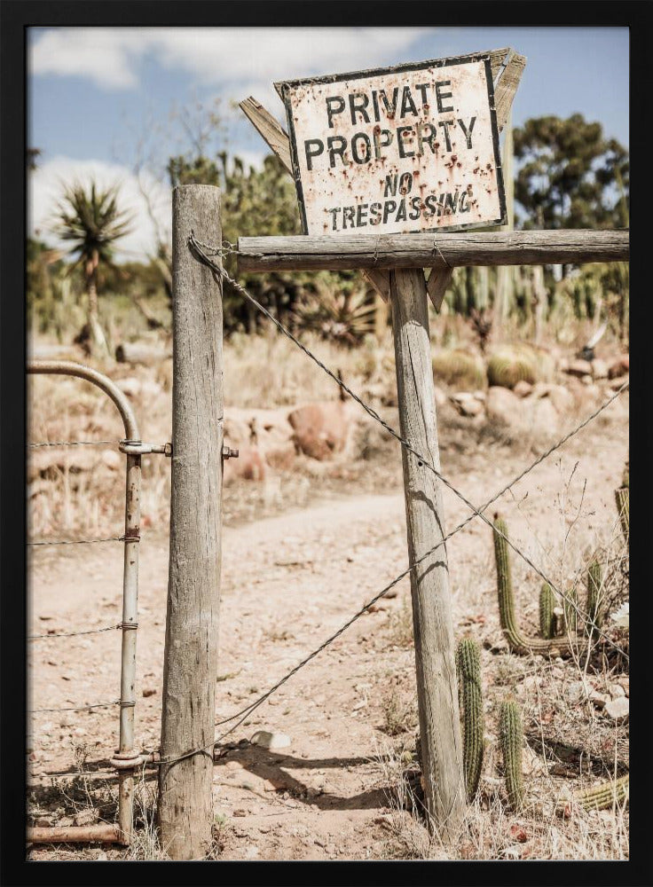 Off-Limits-Weg | Poster