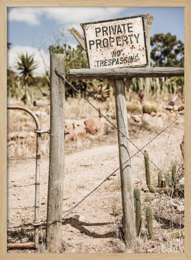 Off-Limits-Weg | Poster