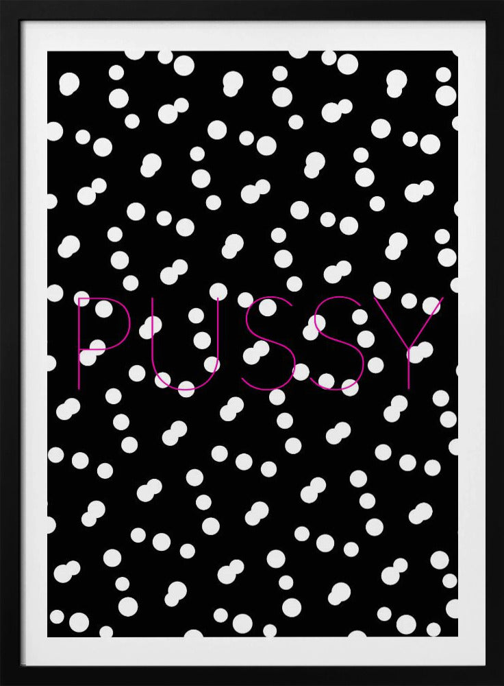 Monochrome Punktlandschaft | Poster