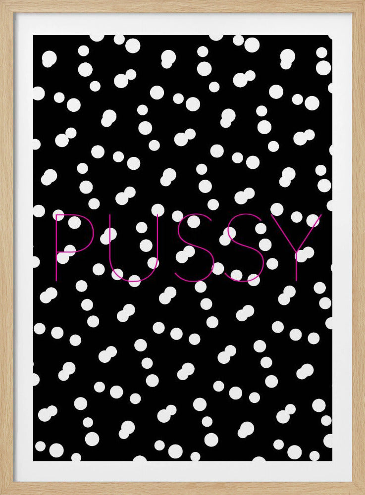 Monochrome Punktlandschaft | Poster