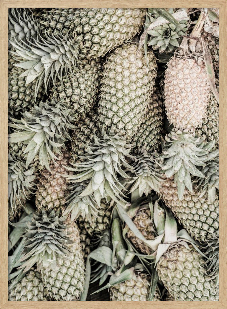 Display Of Pineapples | Poster