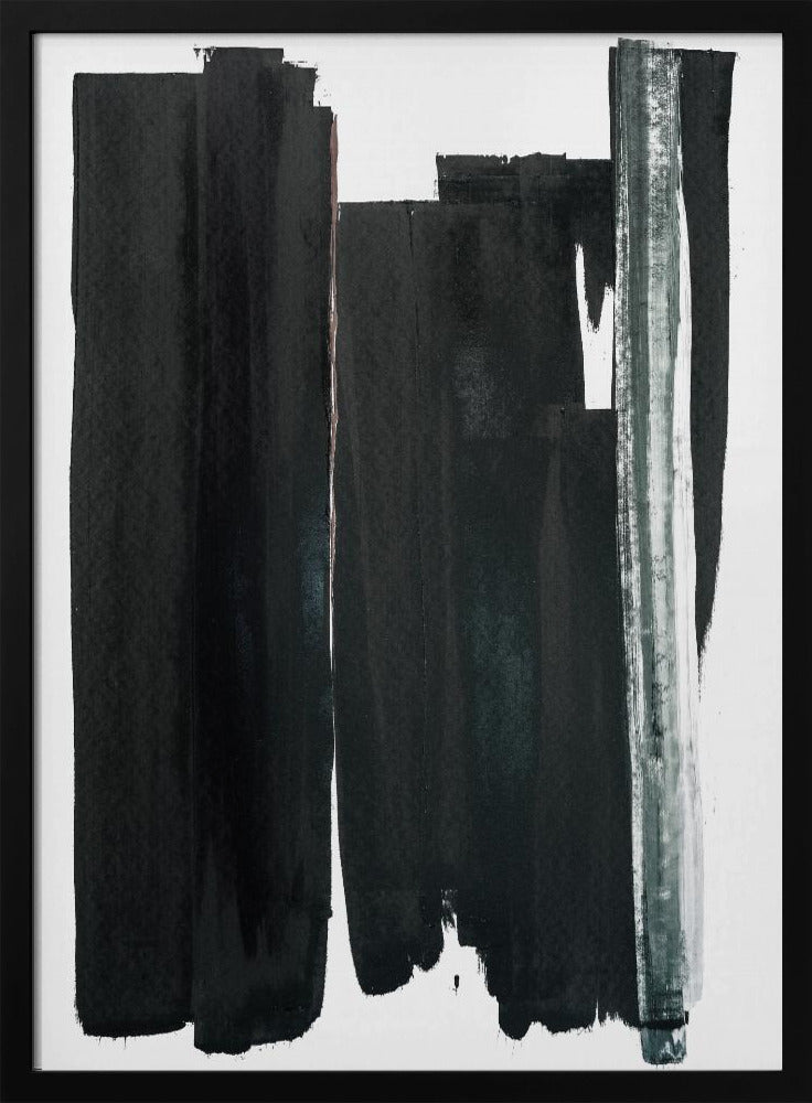 Monochrome Striche | Poster