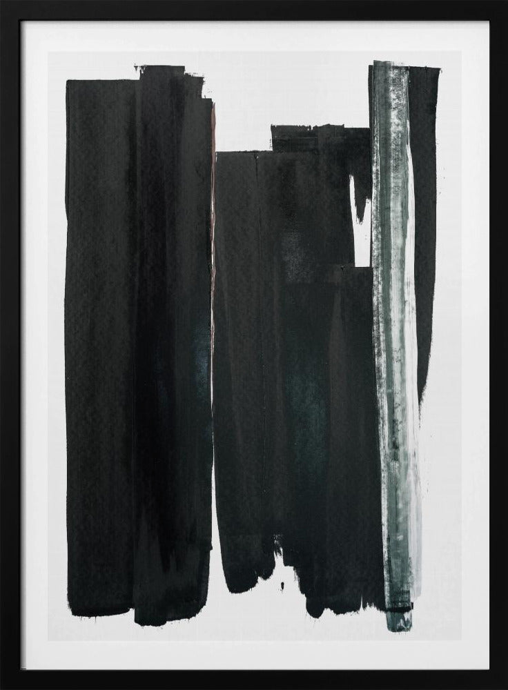 Monochrome Striche | Poster