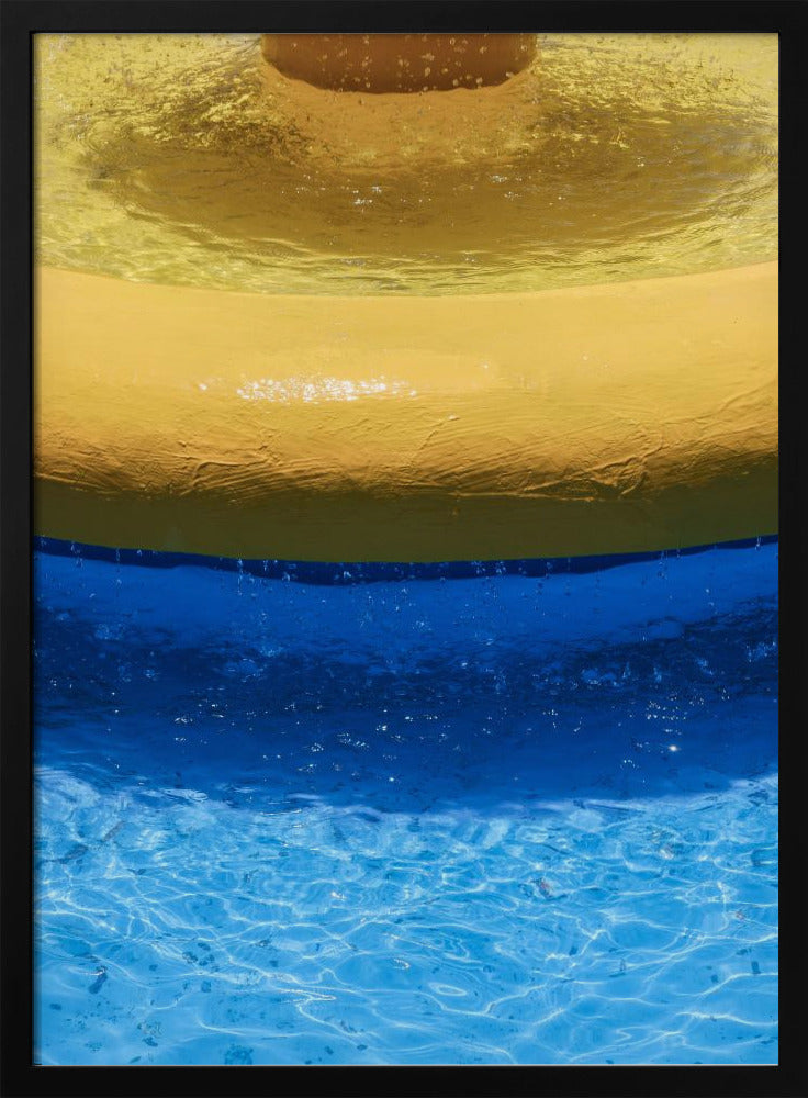Gelbe und blaue Bänder | Poster