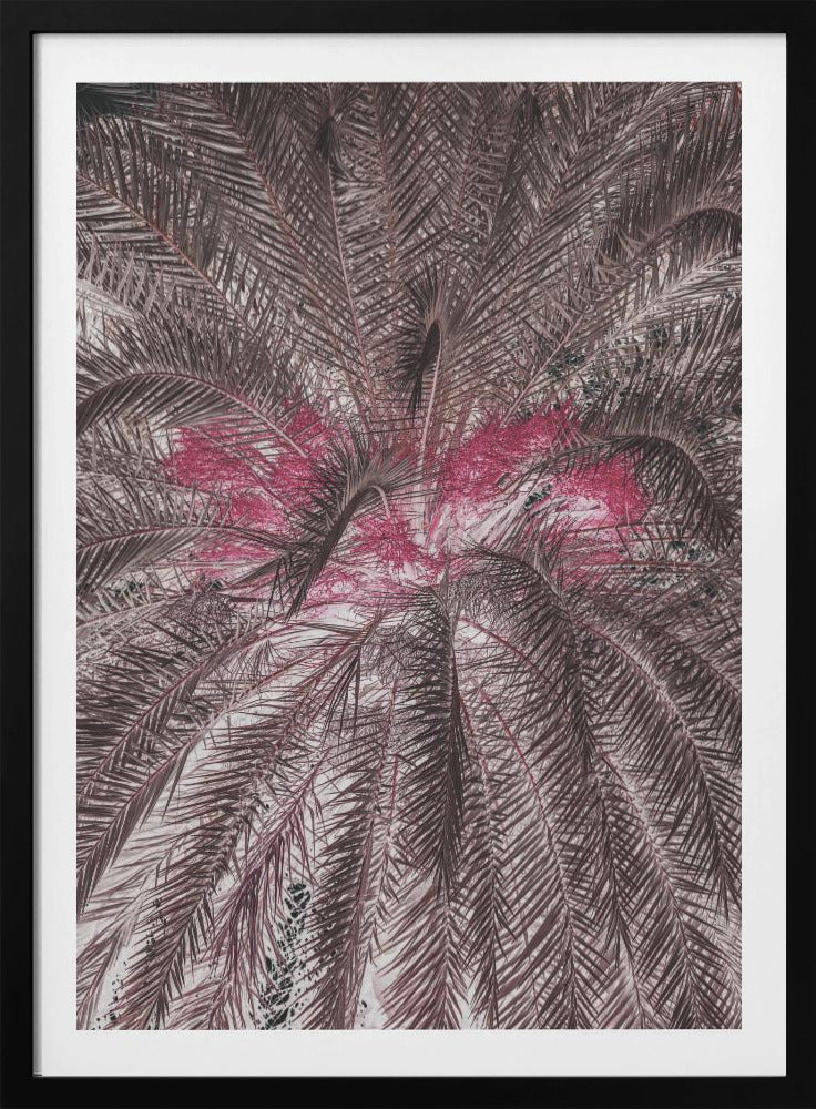 Vivid Portrayal Of Palm Leaves | Poster