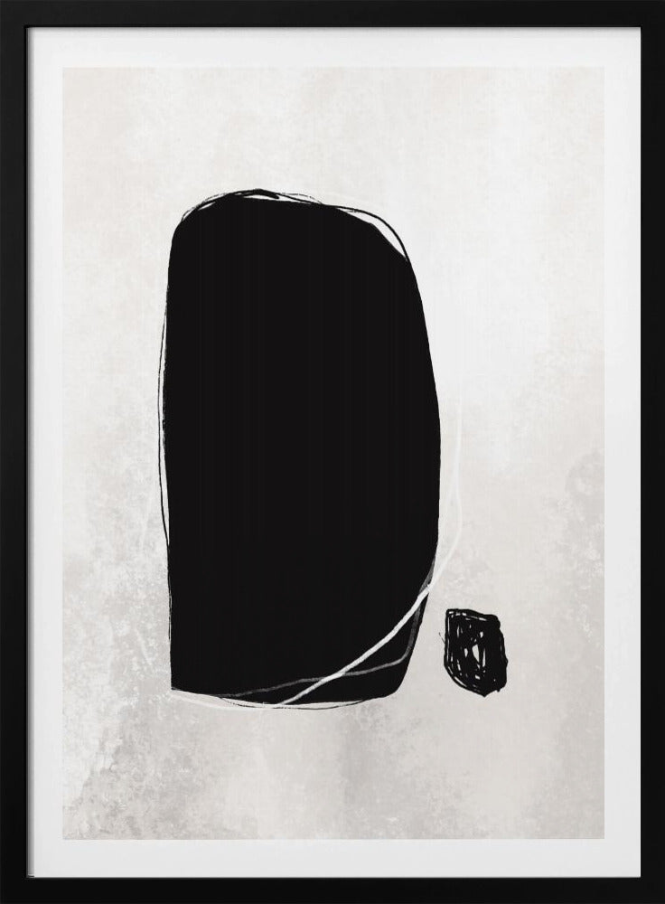 Bold Black Shapes | Poster