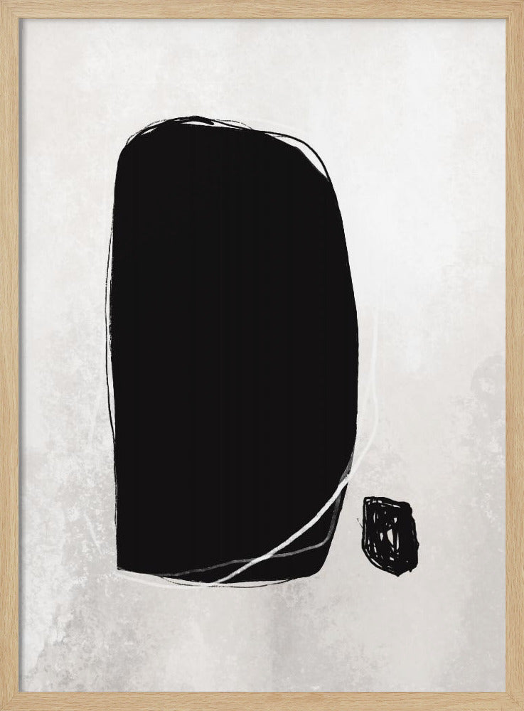 Bold Black Shapes | Poster