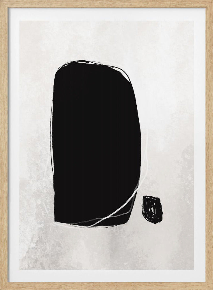 Bold Black Shapes | Poster