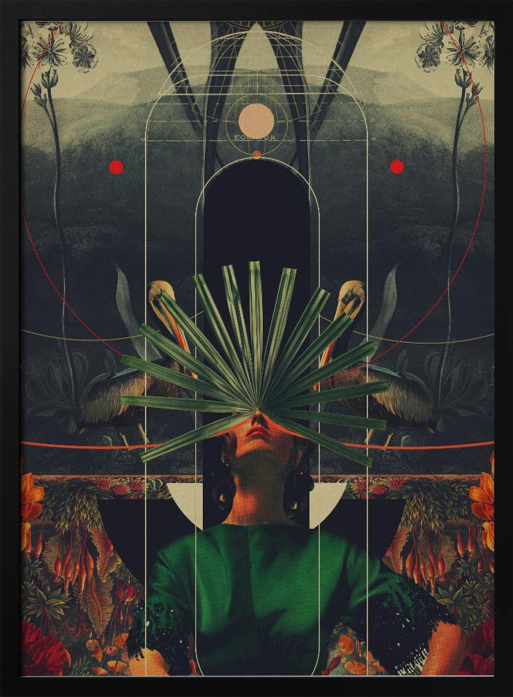 Sie sah den Äquator | Poster
