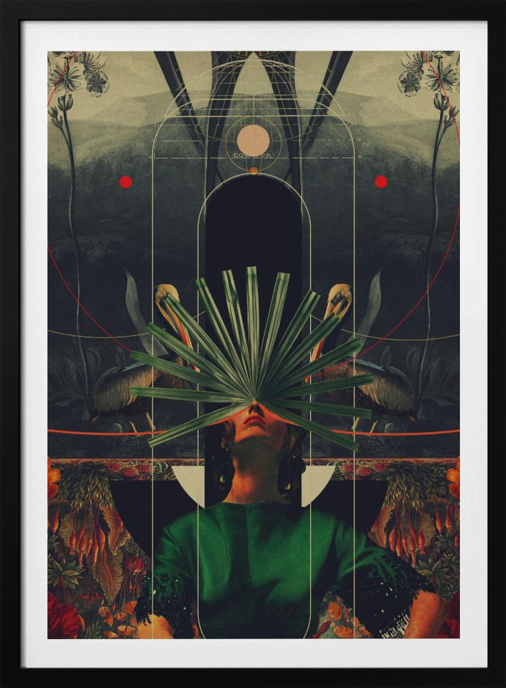 Sie sah den Äquator | Poster