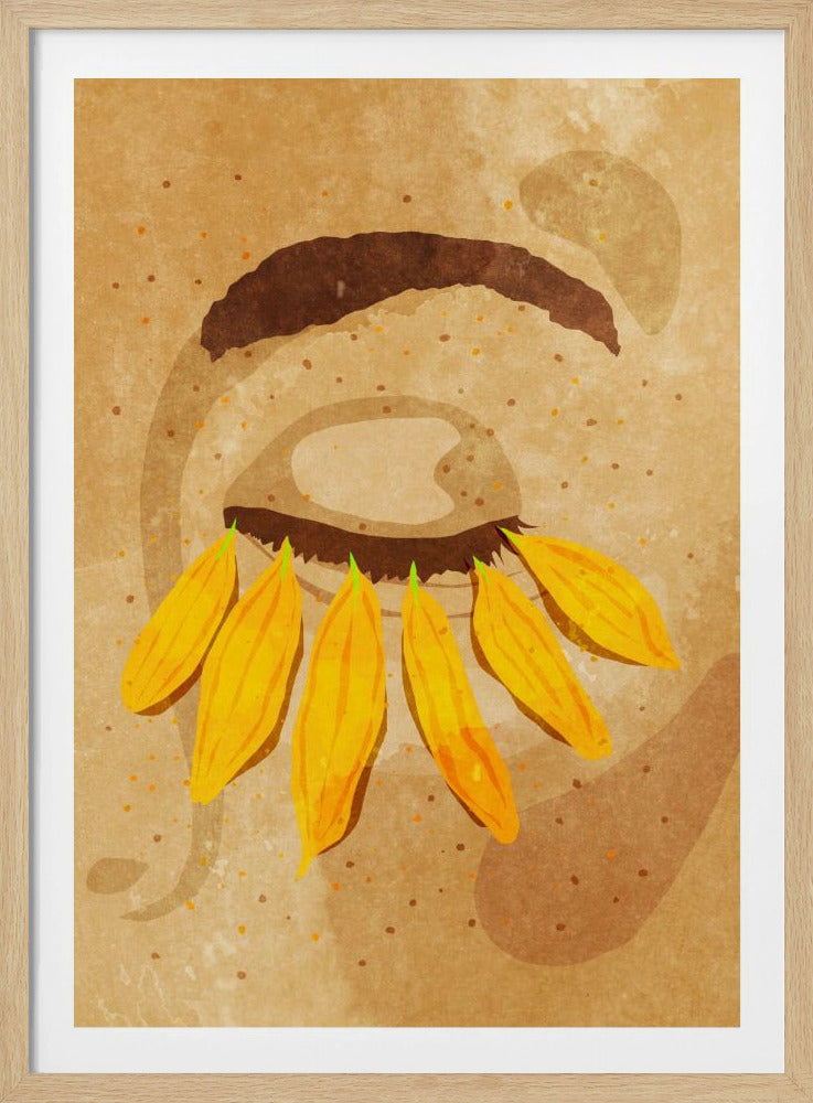 Flower-Power-Wimpern | Poster