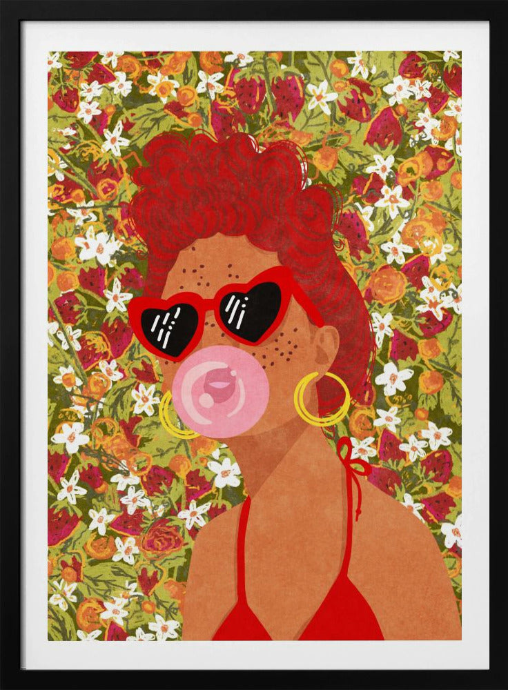 Erdbeerdame | Poster