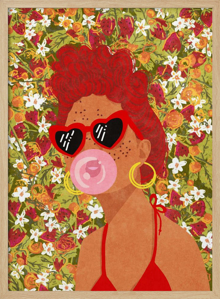 Erdbeerdame | Poster