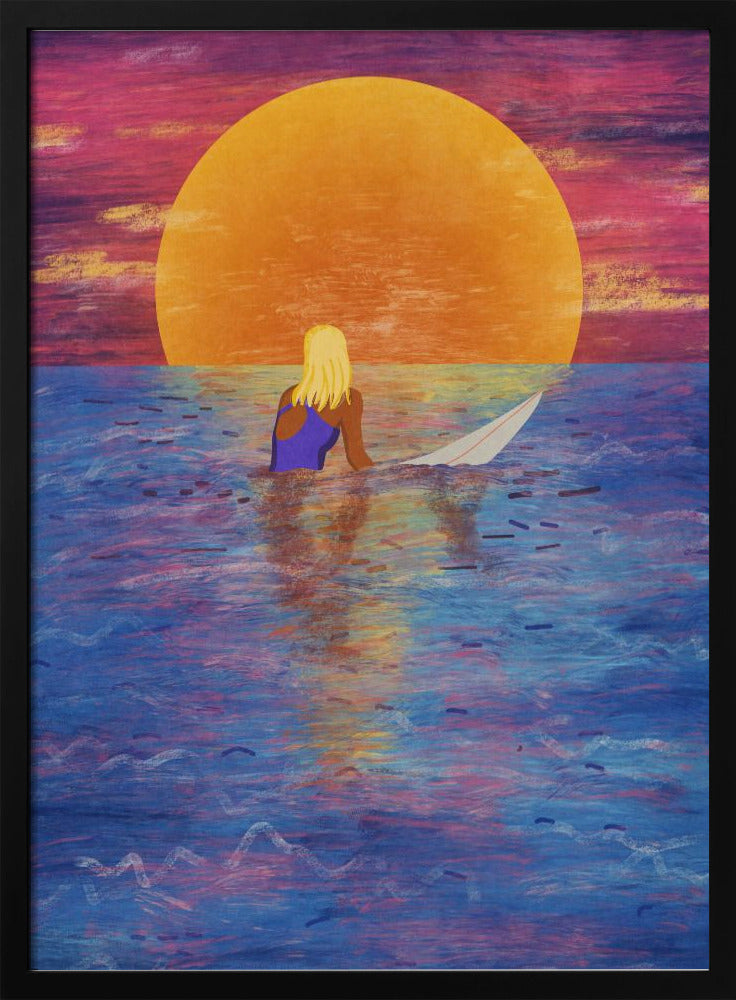 Surfermädchen | Poster