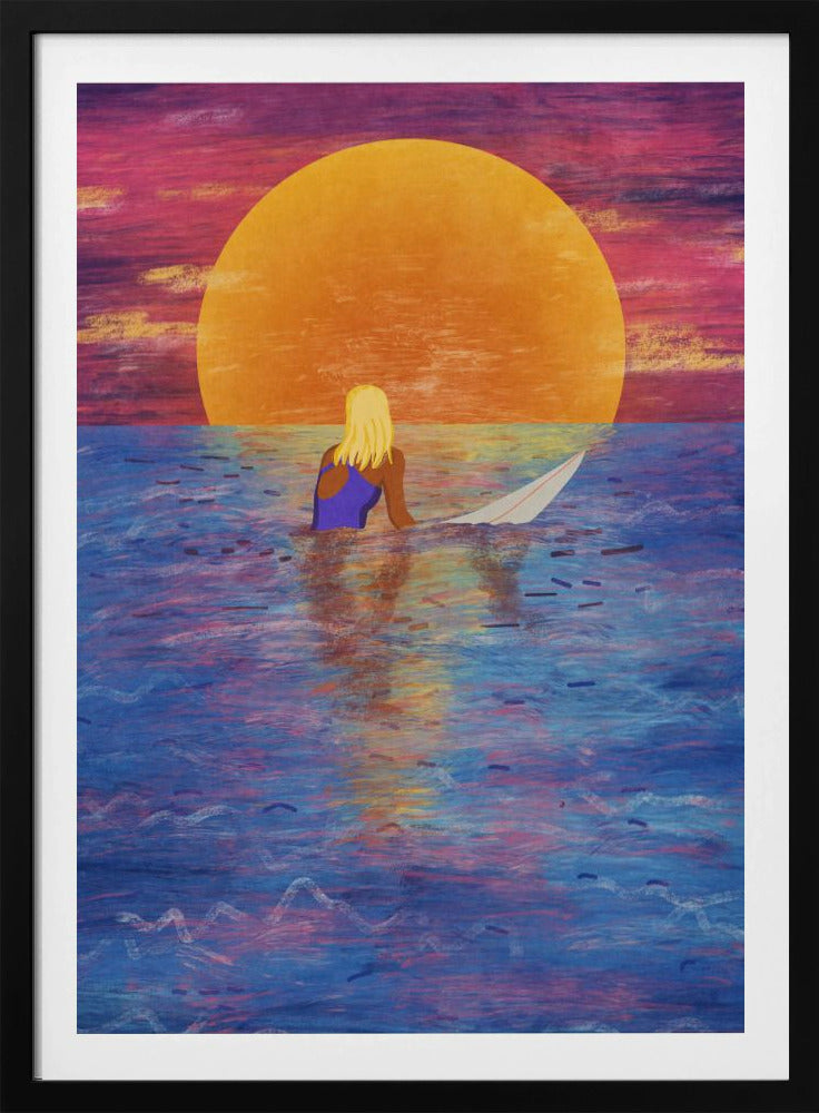 Surfermädchen | Poster