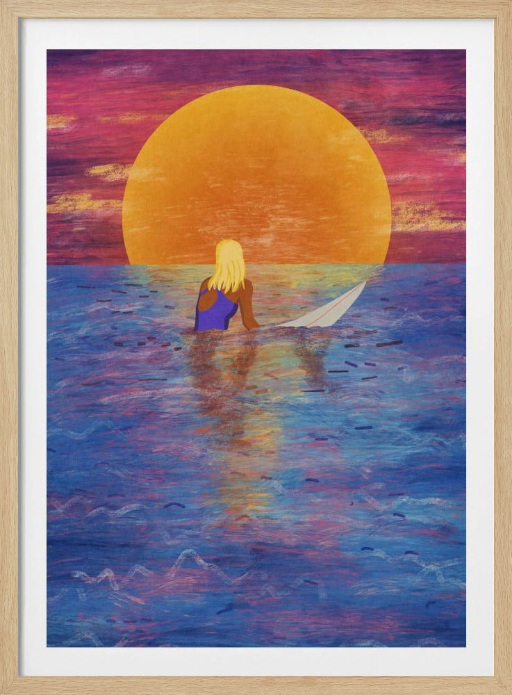 Surfermädchen | Poster