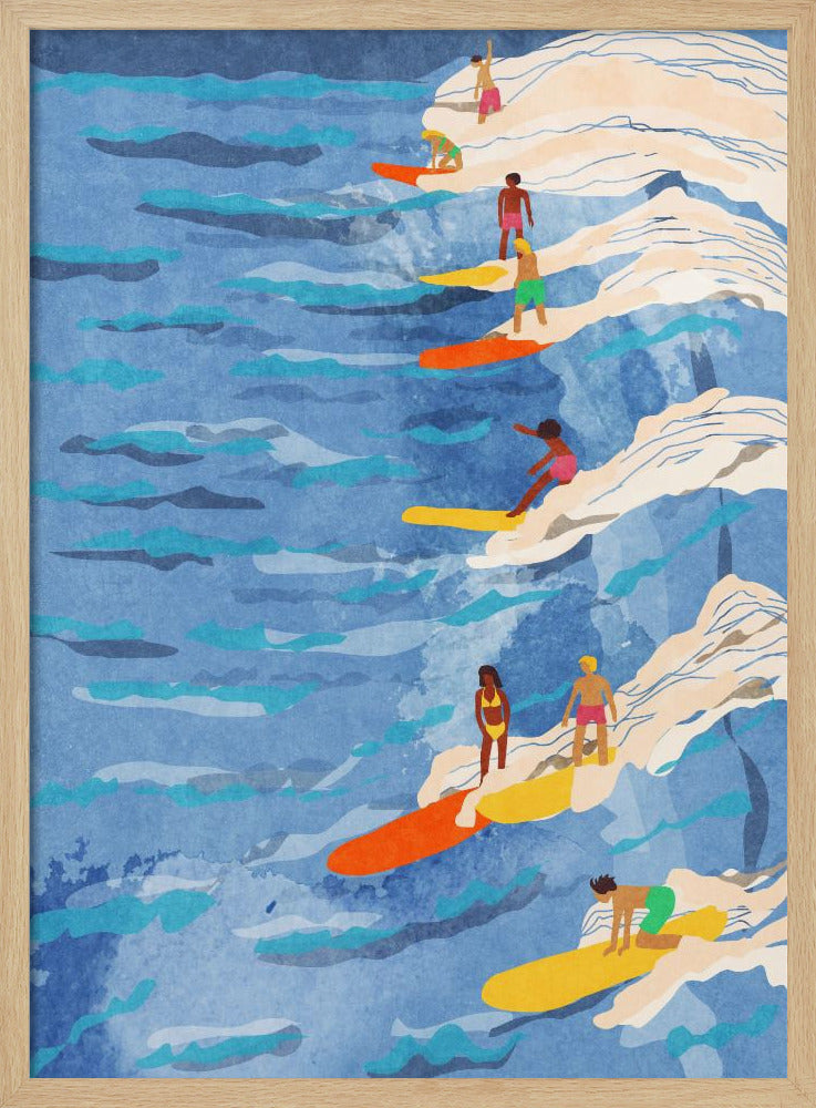 entspanntes Surfen | Poster