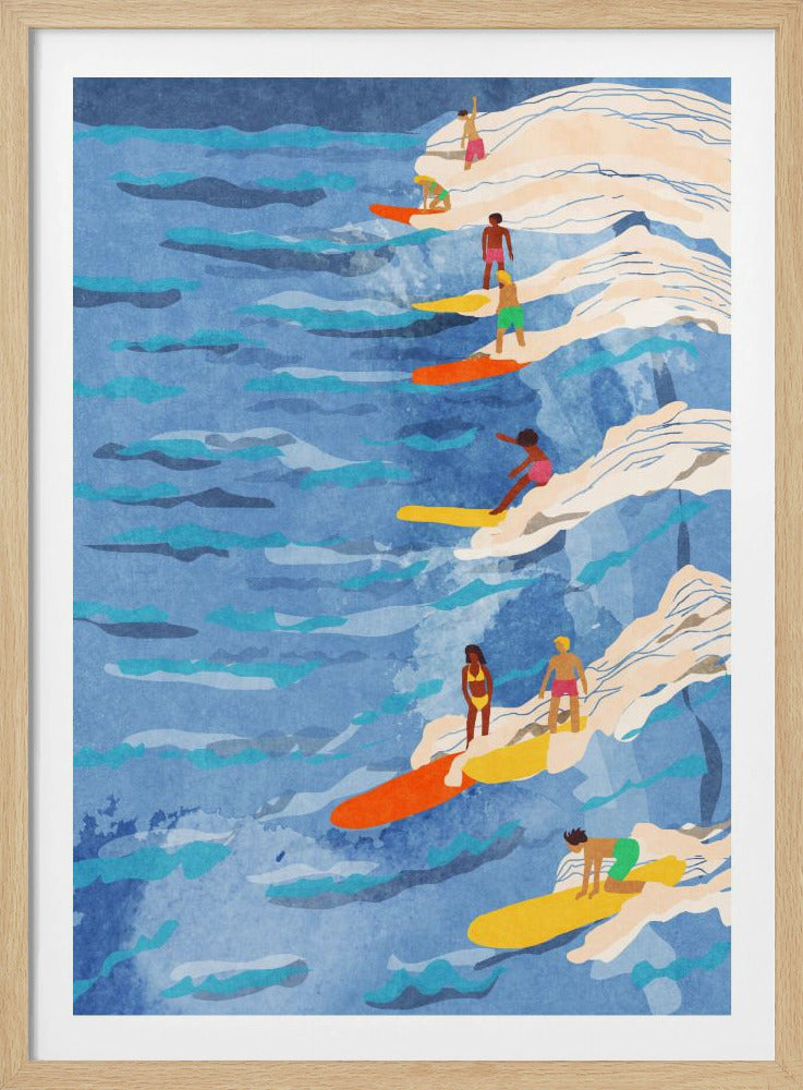 entspanntes Surfen | Poster