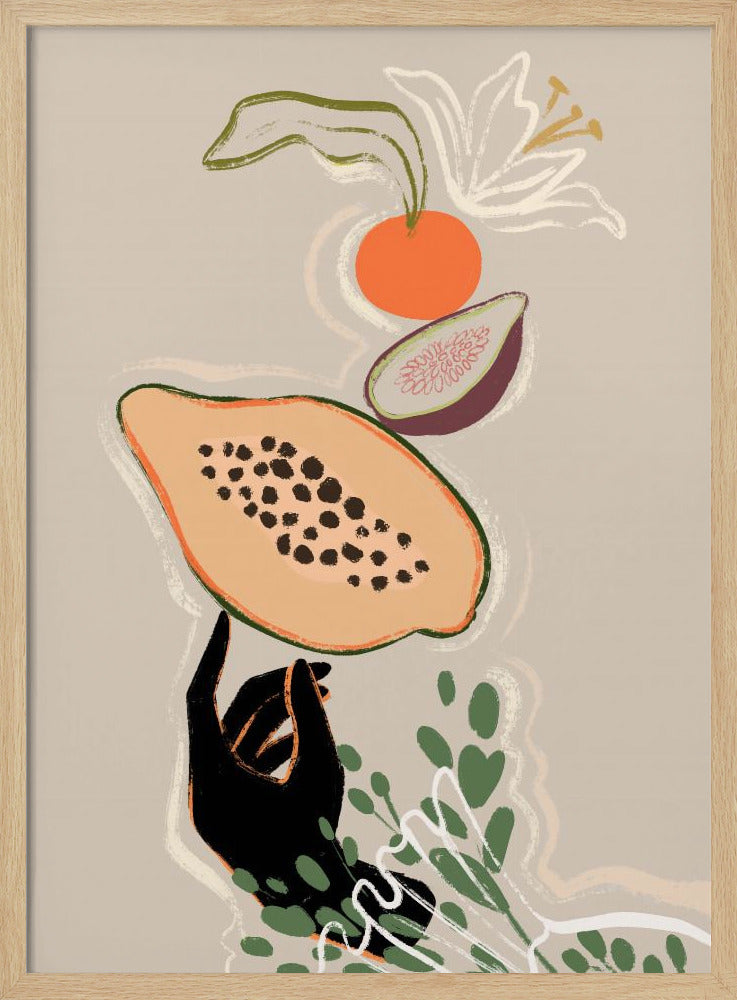 Ausbalancierende Früchte | Poster