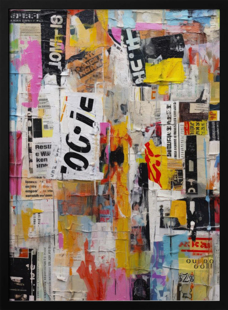 Urban Collage Burst | Poster