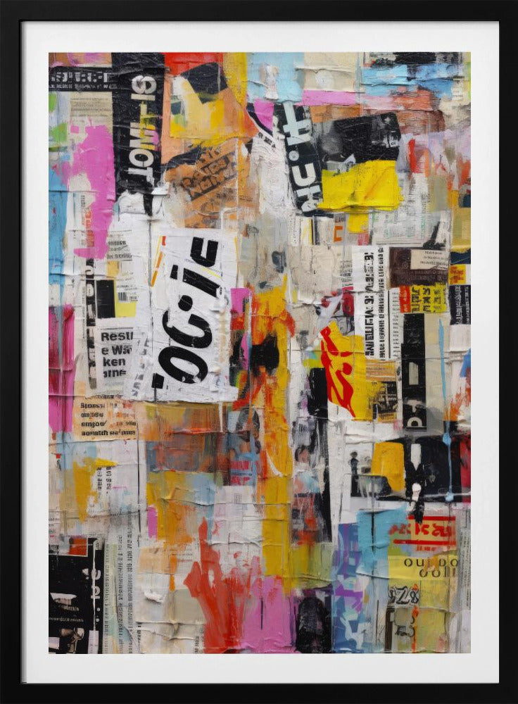 Urban Collage Burst | Poster