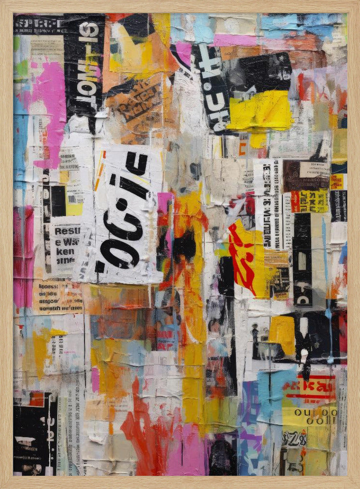 Urban Collage Burst | Poster