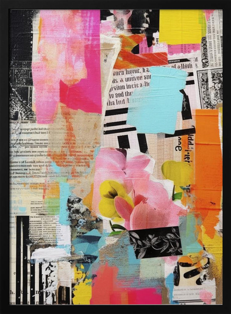 Urbane Blumencollage | Poster