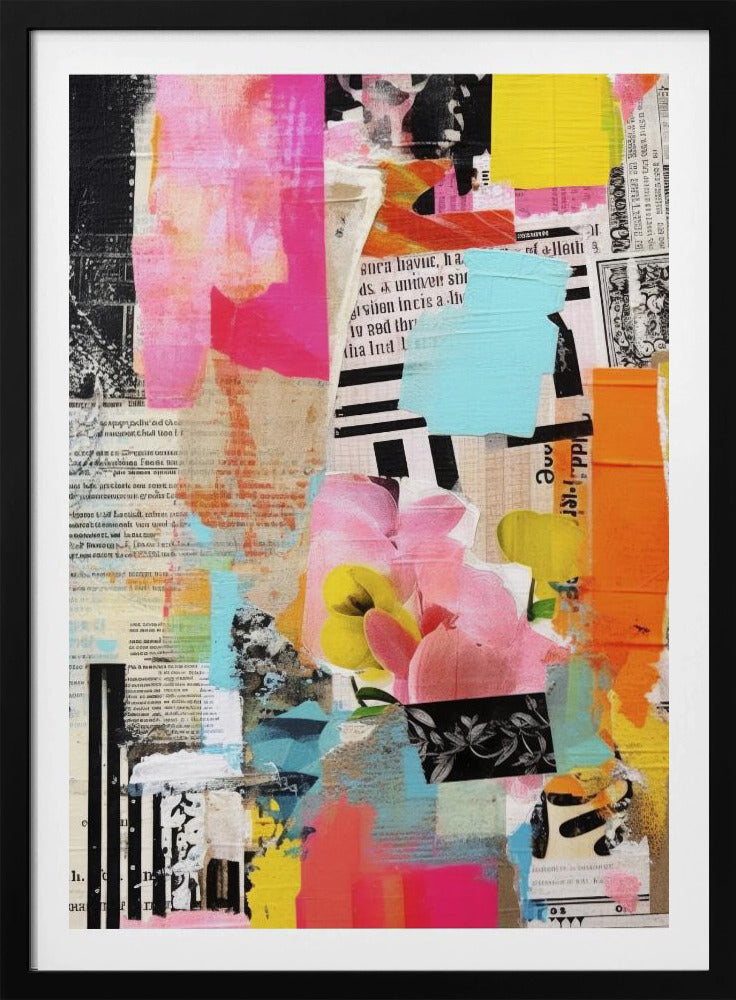 Urbane Blumencollage | Poster
