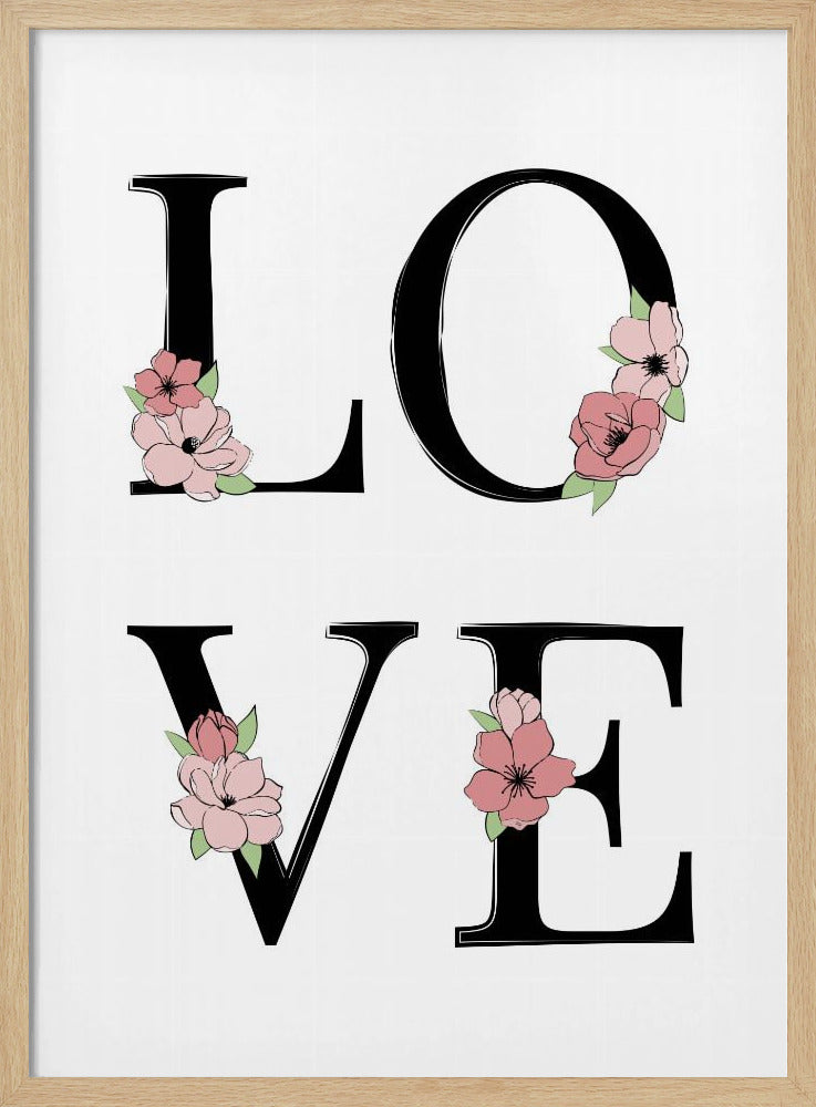Blumenliebe Blüte | Poster