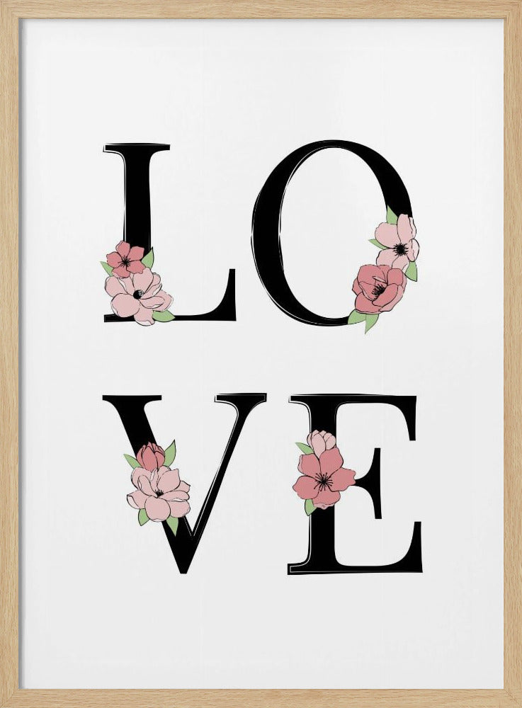 Blumenliebe Blüte | Poster
