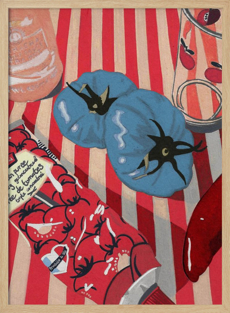 Blaue Tomaten | Poster