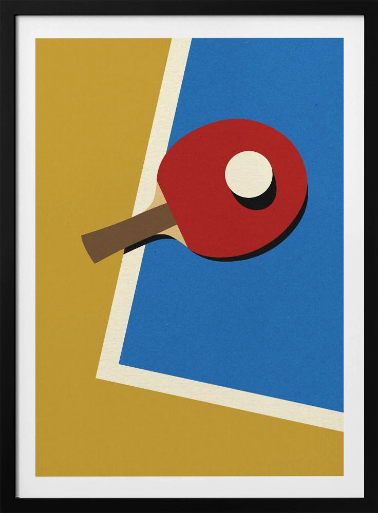Tischtennis Team Rot | Poster