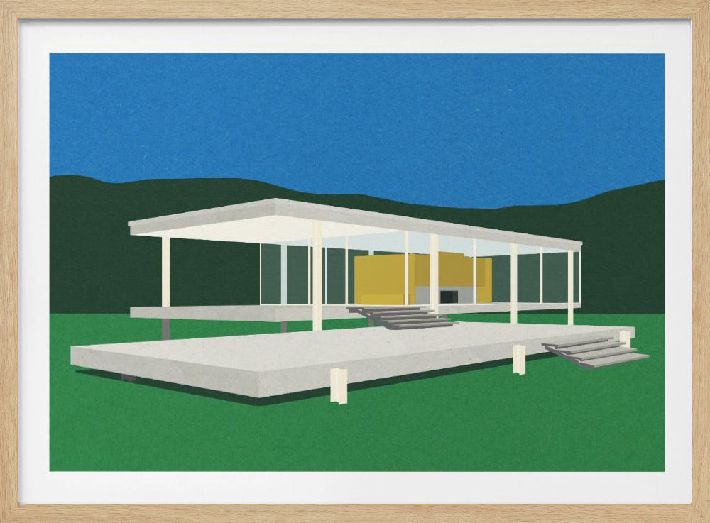 Ludwig Mies Van Der Rohe Farnsworth House | Poster