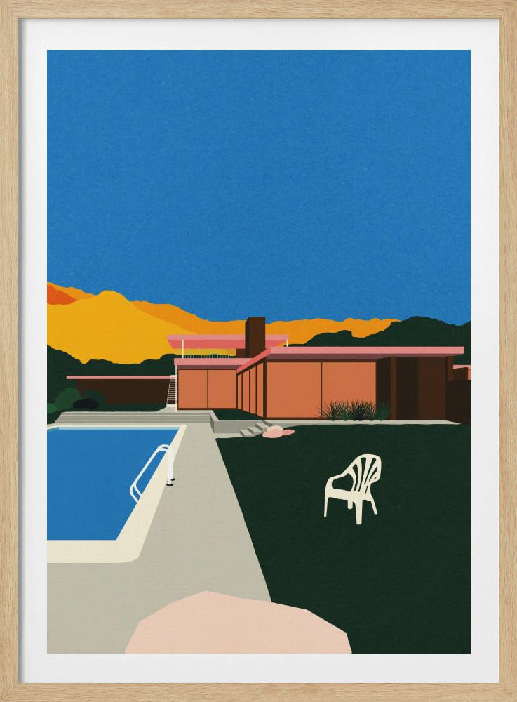 Kaufmann Desert House Poolside | Poster