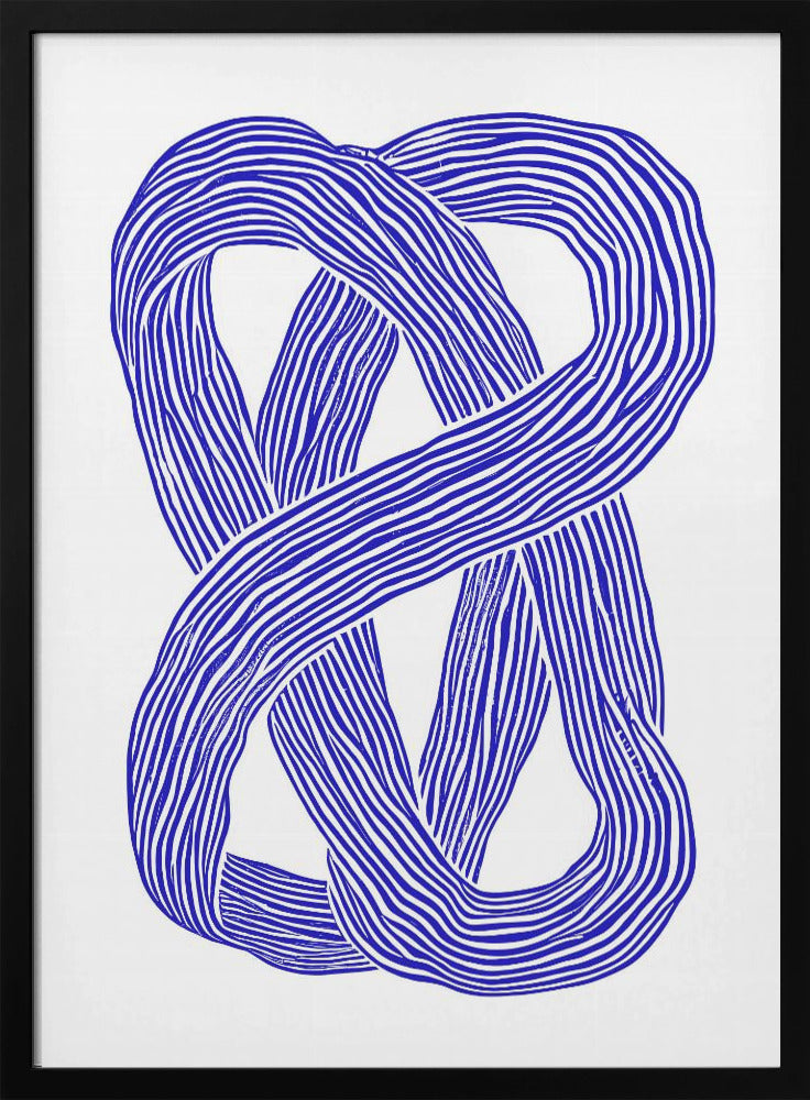 Blaue Unendlichkeitsschleife | Poster
