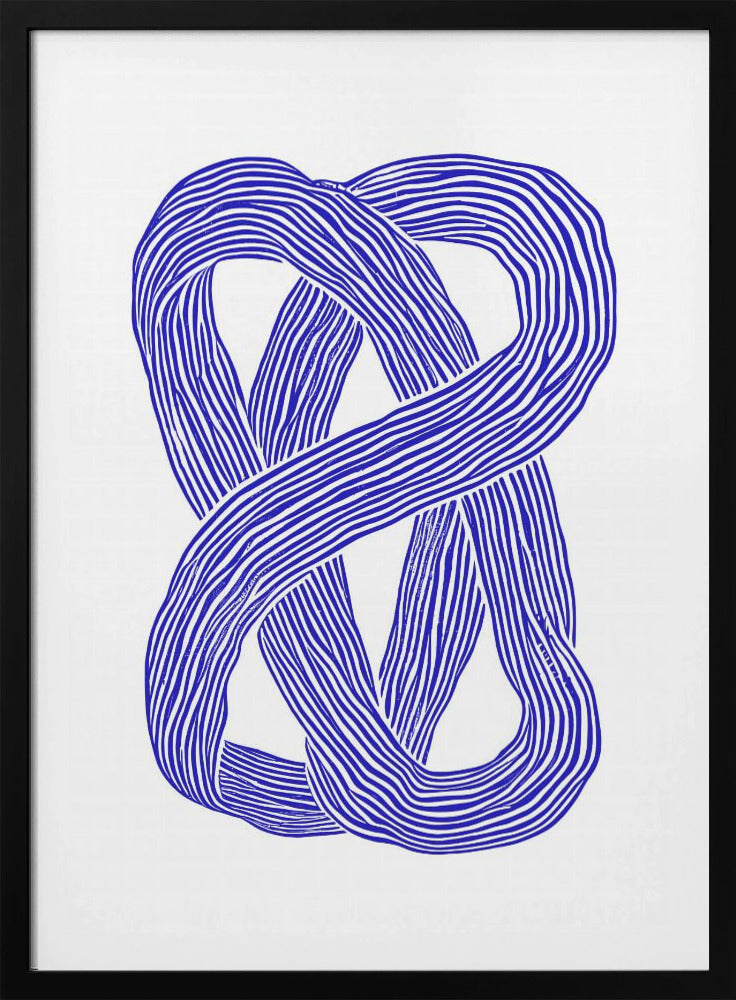 Blaue Unendlichkeitsschleife | Poster