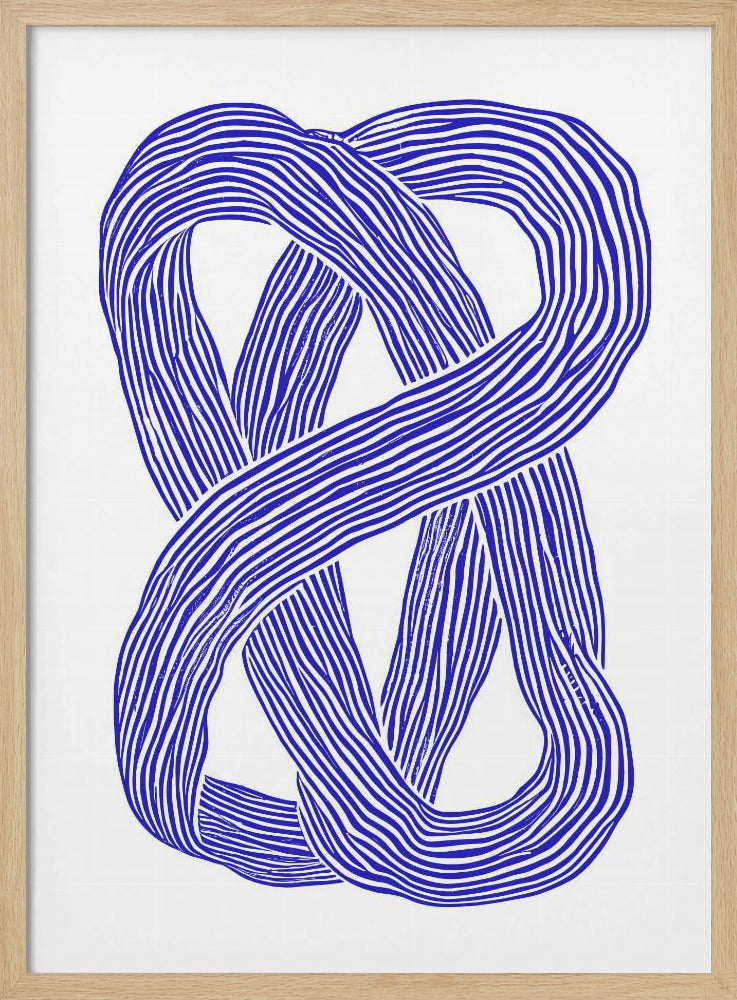 Blaue Unendlichkeitsschleife | Poster