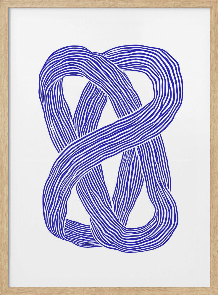 Blaue Unendlichkeitsschleife | Poster