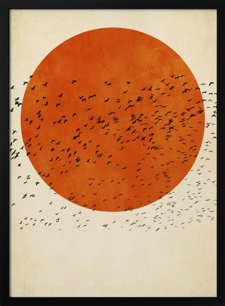 Vögel in der Sonne | Poster