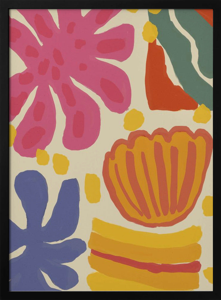 Vibrant Flora Dance | Poster