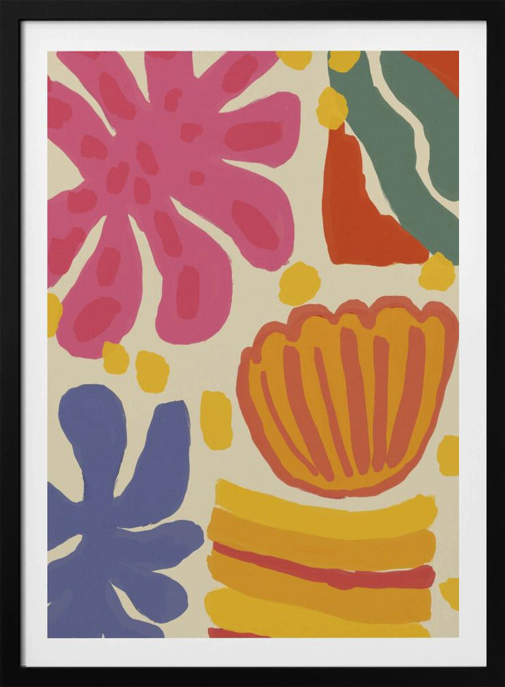Vibrant Flora Dance | Poster