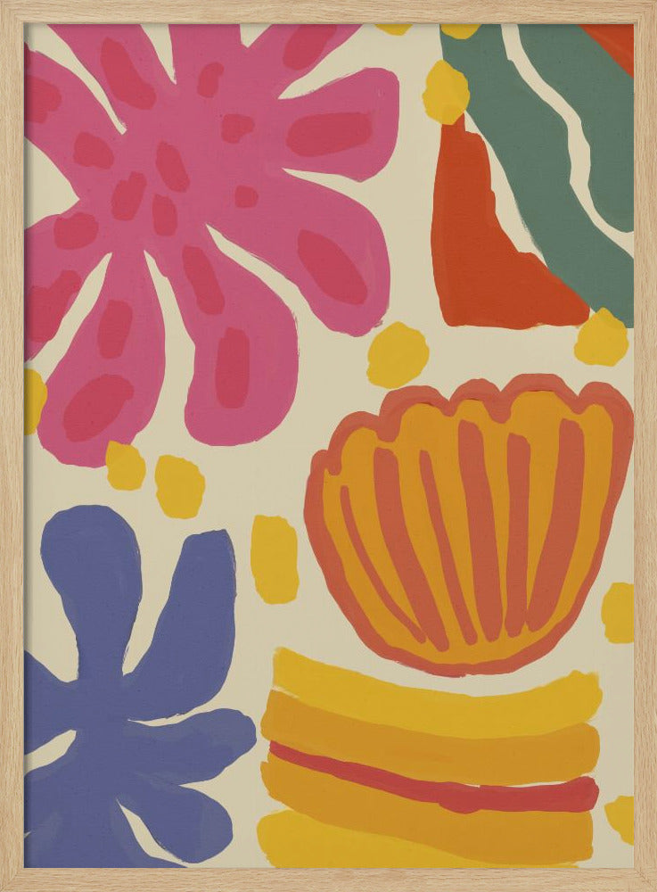 Vibrant Flora Dance | Poster