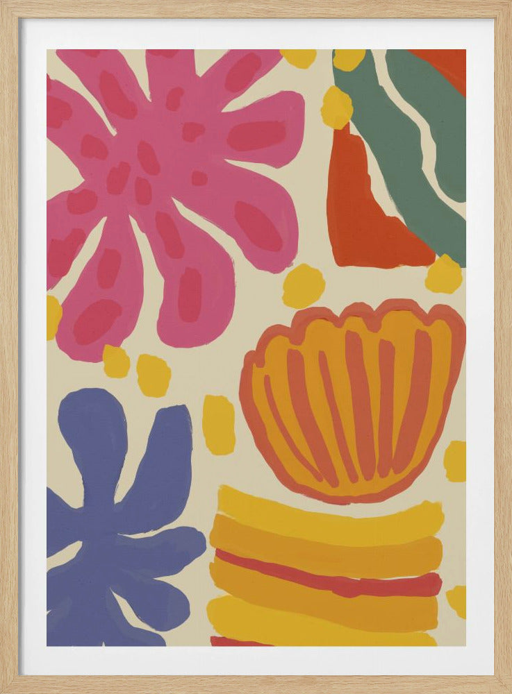 Vibrant Flora Dance | Poster